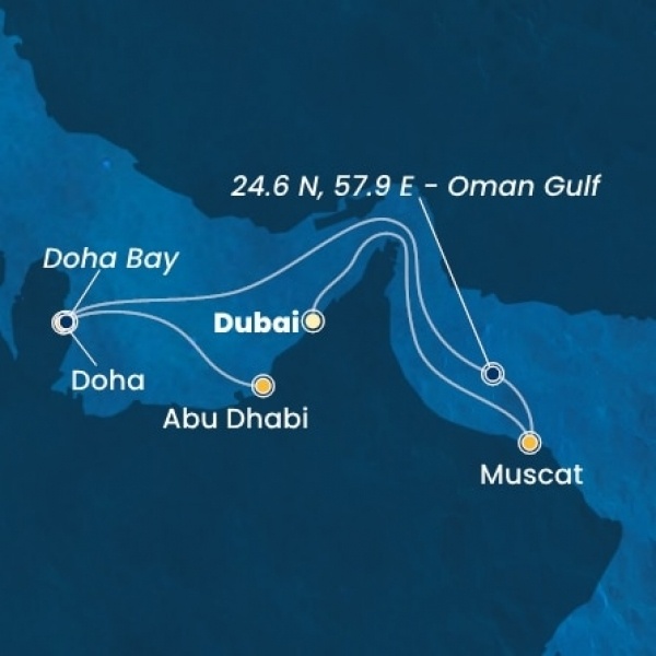 Costa Smeralda - Egyesült Arab Emirátusok, Omán Szultánság
