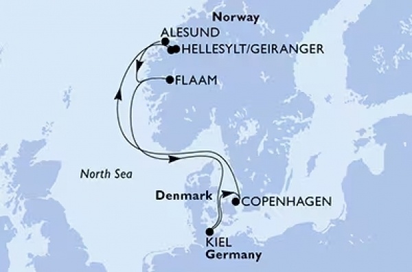 Helló FJORD! MSC Euribia csoportos hajóút magyar idegenvezetővel és két ajándék kirándulással! - 2026. május 16-23.